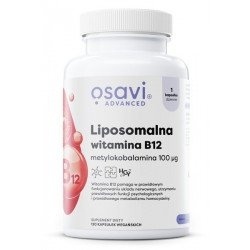 Osavi - Liposomalna Witamina B12 100 µg Metylokobalamina 120 kapsułek