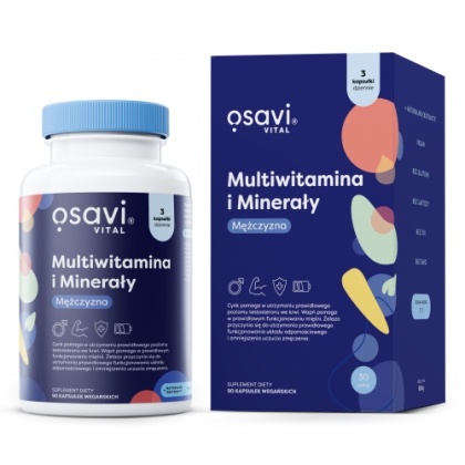 Osavi - Multiwitamina i Minerały Mężczyzna - 90 kapsułek