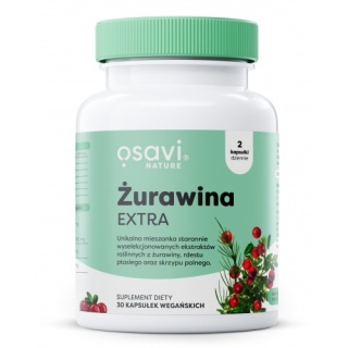 Osavi - Żurawina EXTRA 30 kapsułek wegańskich