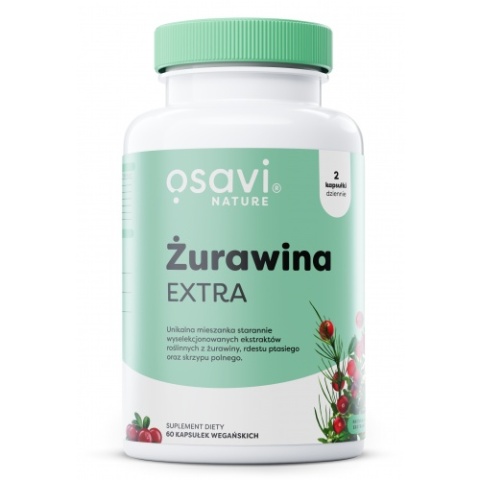Osavi - Żurawina EXTRA 60 kapsułek wegańskich