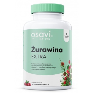 Osavi - Żurawina EXTRA 120 kapsułek wegańskich