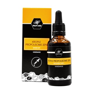 PROP-MAD - Krople propolisowe 20% etanolowe 50 ml