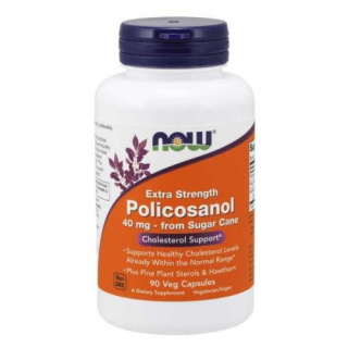 NOW Foods - Policosanol 40mg Extra Strength - 90 vcaps