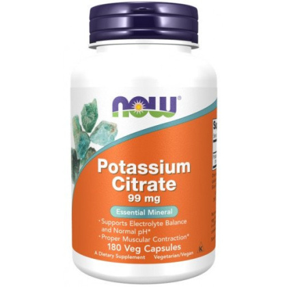 NOW Foods - Potassium Citrate - 99mg - 180 vcaps