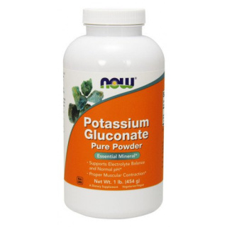 NOW Foods - Potassium Gluconate Pure Powder - 454 grams