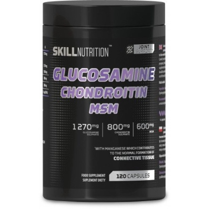 Skill Nutrition - Glucosamine Chondroitin MSM - 120 kapsułek