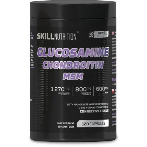 Skill Nutrition - Glucosamine Chondroitin MSM - 120 kapsułek