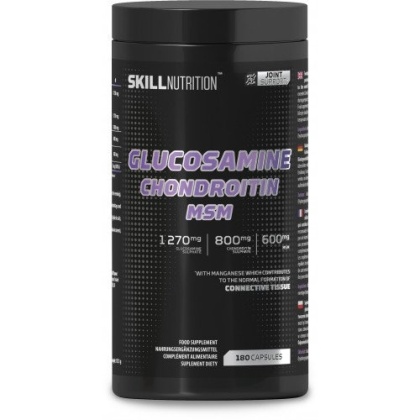 Skill Nutrition - Glucosamine Chondroitin MSM - 180 kapsułek