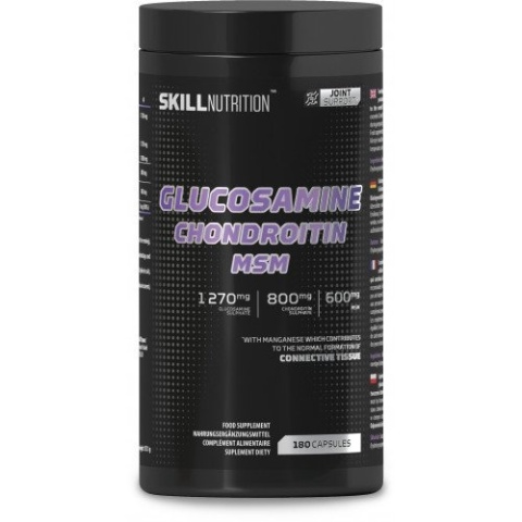 Skill Nutrition - Glucosamine Chondroitin MSM - 180 kapsułek