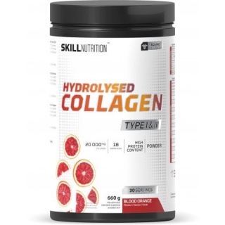 Skill Nutrition - Hydrolysed Collagen Type I & III Blood Orange - 660g