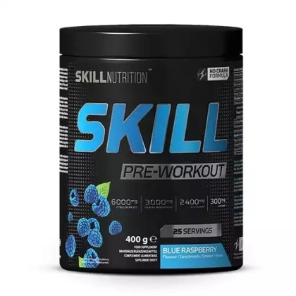 Skill Nutrition - Skill Pre-Workout Blue Raspberry 400 grams