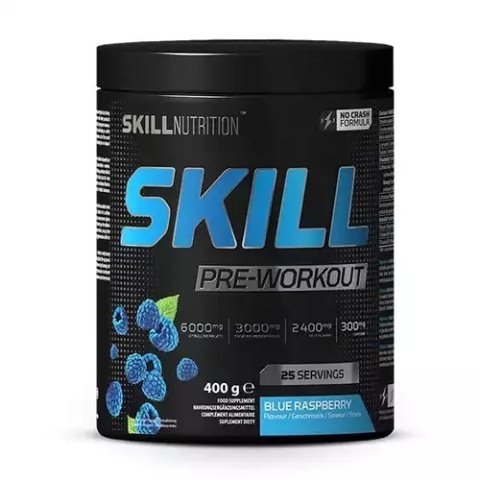 Skill Nutrition - Skill Pre-Workout Blue Raspberry 400 grams