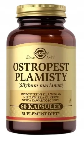 Solgar - Ostropest Plamisty – 60 kapsułek