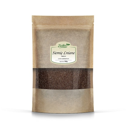 Ziółko - Siemię lniane brązowe ziarno - 500 g