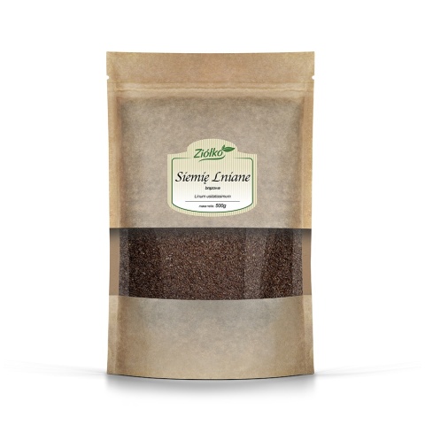 Ziółko - Siemię lniane brązowe ziarno - 500 g