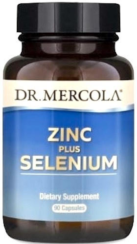DR. MERCOLA Zinc plus Selenium - Cynk i Selen 90 kapsułek