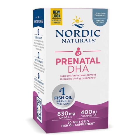 NORDIC NATURALS Prenatal DHA - unflavored 90 kapsułek