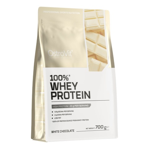 OstroVit 100% Whey Protein - smak białej czekolady 700 gramów