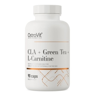 OstroVit CLA + Zielona Herbata + L-Karnityna 90 kapsułek