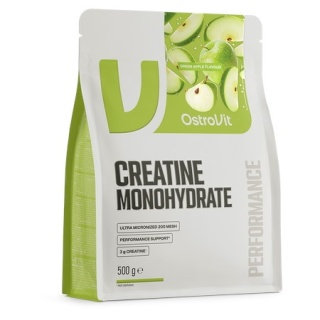 OstroVit Creatine Monohydrate smak zielonego jabłka 500 gramów