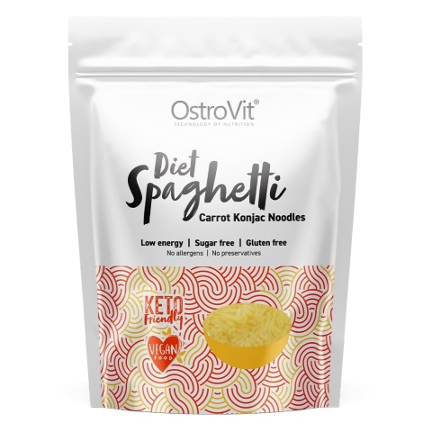 OstroVit Diet Spaghetti Carrot Konjac Noodles 400 gramów