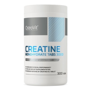 OstroVit Monohydrat Kreatyny 3000 miligramów 300 tabletek