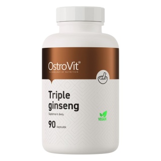 OstroVit Triple Ginseng VEGE 90 kapsułek