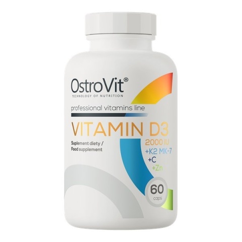 OstroVit Vit&Min D3 2000 + k2 mk7 60 kap.