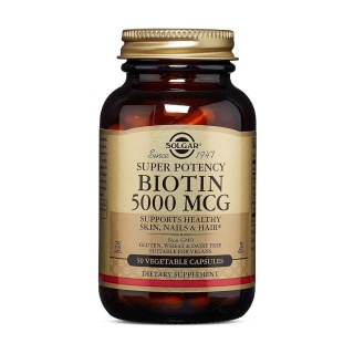 SOLGAR Biotyna 5000 mcg 50 kapsułek