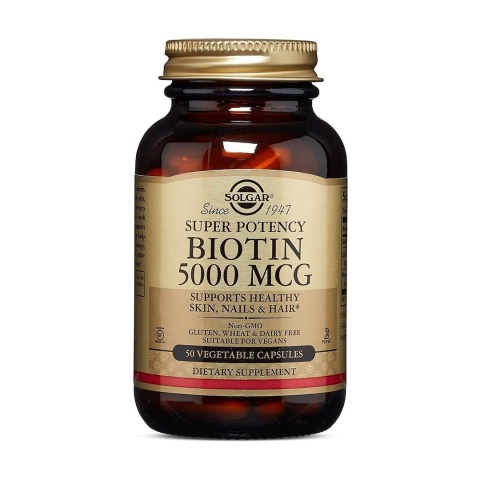 SOLGAR Biotyna 5000 mcg 50 kapsułek