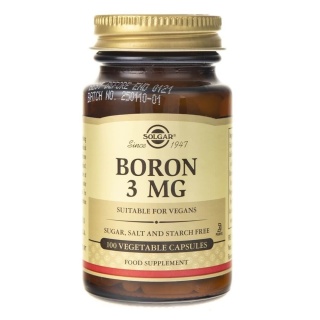SOLGAR Boron - Bor 3 mg 100 kapsułek