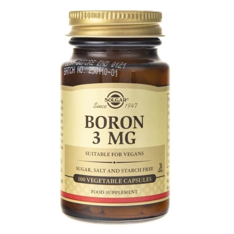SOLGAR Boron - Bor 3 mg 100 kapsułek