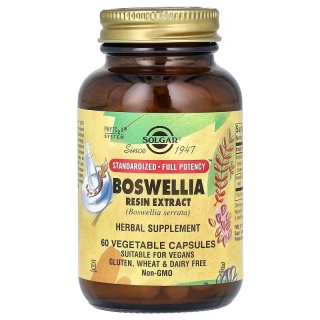 SOLGAR Boswellia Resin Extract - Boswellia ekstrakt z żywicy 60 kapsułek