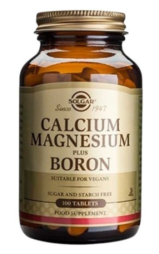 SOLGAR Calcium Magnesium plus Boron Wapń Magnez i Bor 100 tabletek