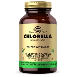 SOLGAR Chlorella 520 mg 100 kapsułek