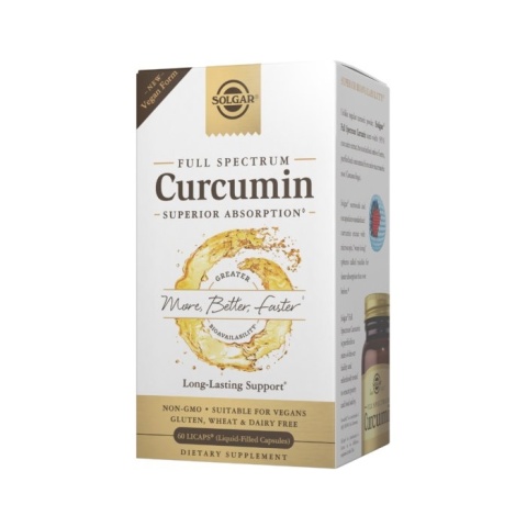 SOLGAR Curcumin Full Spectrum Vegan Form 60 kapsułek