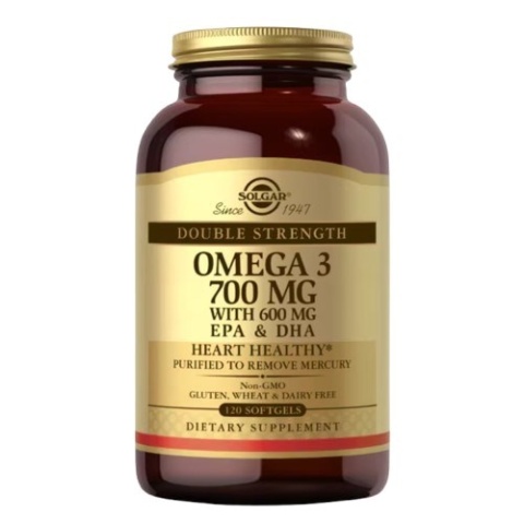 SOLGAR Double Strength Omega-3 120 kapsułek