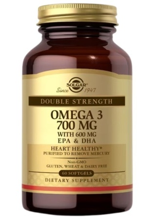 SOLGAR Double Strength Omega-3 60 kapsułek
