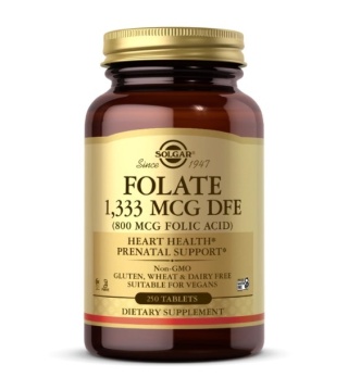 SOLGAR Folate 1333 mcg DFE 250 tabletek