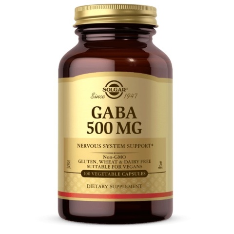 SOLGAR GABA 500 mg 100 kapsułek