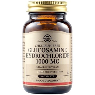 SOLGAR Glucosamine Hydrochloride 1000 mg - Chlorowodorek glukozaminy 60 tabletek