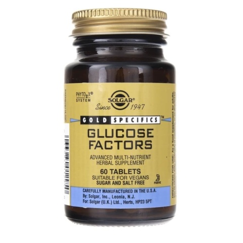 SOLGAR Glucose Factors 60 tabletek