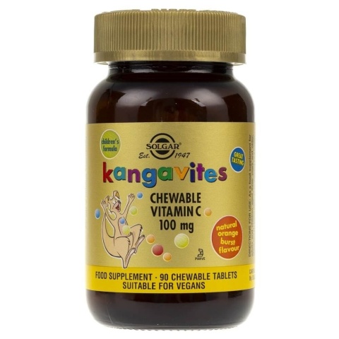 SOLGAR Kangavites Chewable Vitamin C 90 tabletek