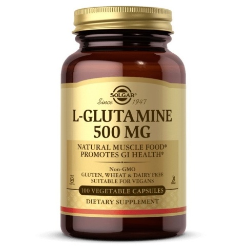 SOLGAR L-Glutamina 500 mg 100 kapsułek