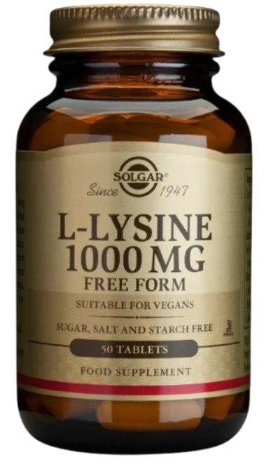 SOLGAR L-Lizyna 1000 mg 50 tabletek