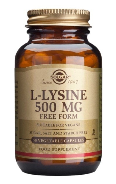 SOLGAR L-Lysine HCL 500 mg 50 kapsułek