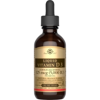 SOLGAR Liquid Vitamin D3 Cholecalciferol - Witamina D3 w płynie