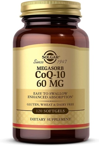 SOLGAR Megasorb Koenzym Q10 60 mg 120 kapsułek
