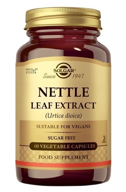 SOLGAR Nettle Leaf Extract - Wyciąg z liści pokrzywy 60 kapsułek