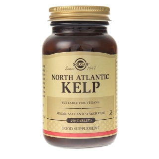 SOLGAR North Atlantic Kelp Jod 200 mcg 250 tabletek